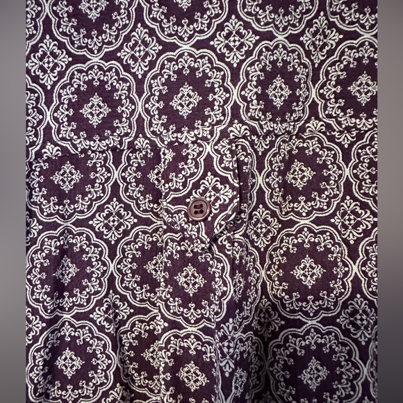 Market & Spruce Purple sleeveless shirt. - Picture 4 of 6